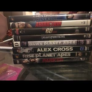 PREOWNED used wear  and tear 8 DVD bundle